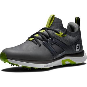 FootJoy Hyperflex Golf Shoes - Charcoal/Grey/Lime, Size 11