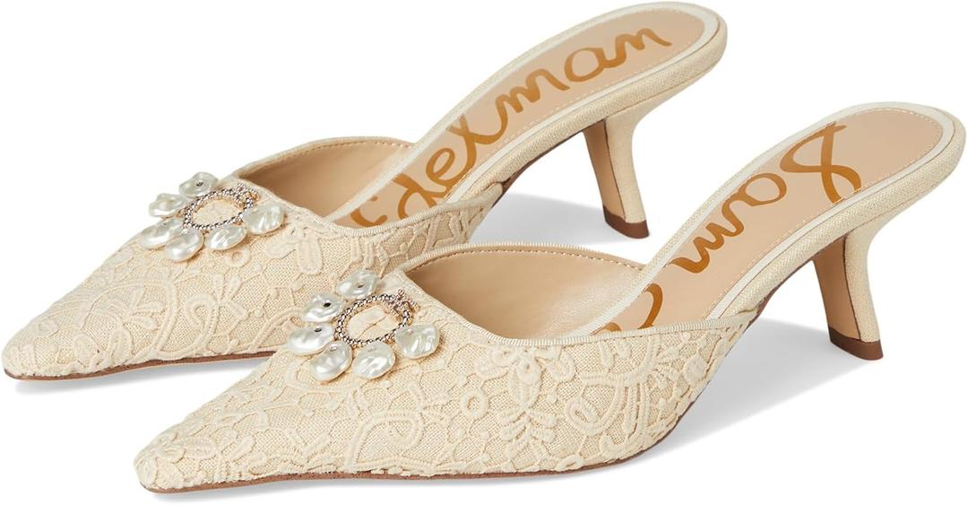 Sam Edelman Womens Brit Orchid (5, Ivory/Natural)