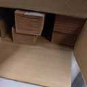 Changshade 6 Pack Temporary Blinds, Pleated Paper Blinds for Indoor Windows Cut to Size Adhesive Paper Shades No Tools No Drilling for Office, Bedroom, Living Room, 36" W x 72" H, Brown