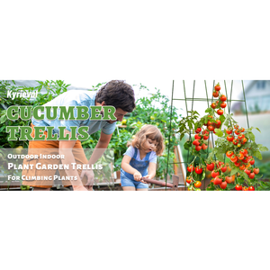 48" Hx 18" L Cucumber Trellis for Garden A Frame Plant Support for Raised Bed, Outdoor Indoor Plant Garden Trellis for Climbing Plants (2 Packs)
