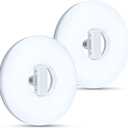 2 Pack 60W Flat Light Bulb, 8.5INCH 6500K Ultra Thin Flat LED Light Bulb with Folded E27 Base for Home Lighting, Garage, Workshop, Basement