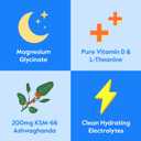 Nectar Calm Magnesium and Ashwagandha Drink Mix - Sugar Free Cortisol Reducer* & Sleep Aid - with Vitamin D, L-Theanine, Electrolytes - Deep Sleep, Relax, Focus & Calm (Variety 30 Sticks) (EXP 01//28)
