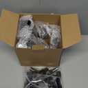 Glass Spray Bottles, 16oz*2+4oz*2+2oz*4 Refillable Containers, Empty Boston Round Bottles with Adjustable Nozzle for Cleaning, Gardening, Aromatherapy, Pets, Plant, Hair -Amber