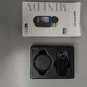 2.7K 64G Thumb Action Camera Mini Body Camera with Magnetic Lanyard for Hands-Free POV Vlogging Outdoor Sports Recording Video Camera for Cycling, Traveling, Running (Black and Gold)