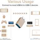 TEC USB C to USB 3.1 Adapter (2 Pieces Set) OTG Adapter High-Speed Data Transfer Up to 18Gbps USB 3.1 Female