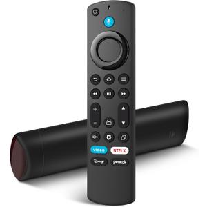 Remote Control Replacement for Fire Smart TV Stick (2nd/3rd Gen/4K/Lite) 4K Max(1st/2nd Gen),TVs Cube(1st/2nd/3rd Gen), Stick Remote for Insignia-Pioneer/Omni Fire Series Smart TVs (3rd Gen)