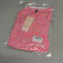 Zenlonr Womens Summer Tops Dressy Casual 2026 V Neck Satin Silk Printed Shirts Boho Long Sleeve Work Blouses(Print Pink,X-Large) (Pink, XL)