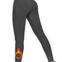 FULLSOFT Fleece Lined Leggings Women Tummy Control High Waisted Workout Winter Warm Soft Yoga Pants(Xtra Large)