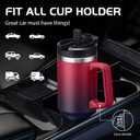 30 oz Tumbler with Handle and Straw - Flip Lid, Silicone Boot, Strap Carrier Bag, Cold 36H & Hot 12H, Stainless-Steel Coffee Tumbler Travel Mug, Insulated Water Bottle Coffee Cup for Women Men
