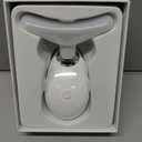 7 Color Face and Neck Massager Light Therapy, Red Light Based Facial Massager for Skin Care, Smoothing, Firming (White)