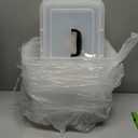 Clear Storage Latch Box 12 Quart, Plastic Organizing Box/Bin with Lid and Black Handles, 6-Pack
