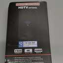 2026 Upgraded TV Antenna Indoor, 3600+ Miles Range Digital Antenna for Smart TV Indoor, HDTV Antenna for Local Channels with Amplifier, Outdoor Antenna Support 8K 4K 1080p All TVs -38FT Coax Cable