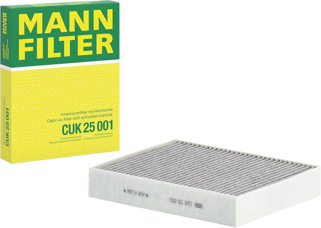 MANN-FILTER CUK 25 001 Cabin Air Filter with Activated Carbon 