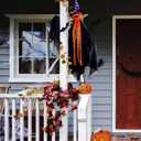 Needzo Haunted House Jack-O-Lantern Faced Ghosts, Halloweeen Spooky Hanging Decor, (Pack of 3)