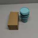 Ice Molds for Owala 24-40oz, Set of 3, Food-Grade Soft Silicone, No White Residue, Easy to Release, Straw Placement Compatible with Owala FreeSip, Keeps Drinks Cold Longer (Light Blue)