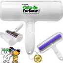 Calm Da Fur Down Pet Hair Remover Reusable Roller - Portable Effective Dog & Cat Hair Remover- Pet Lint Roller Extra Sticky for Couch, Cat Trees, Dog beds, Carpet, Bedding, Car, Home Fur Removal Tool