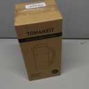 Creamer Pitcher for Coffee,0.75L/25 Oz Thermal Coffee Carafe,Stainless Steel Coffee Carafes for Keeping Hot and Cold,Double-Wall Design,12-Hour Hot & Cold,Leak-Proof,Portable for Travel,Camping,Office (25.4 Ounces)