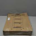 Sakugi Storage Shelves - 4 Tier Shelf Organizer, Sturdy Metal Garage Shelving with Adjustable Leveling Feet, Space-Saving Shelves Organizer for Pantry, Laundry, Kitchen (18" x 12" x 44", Black)