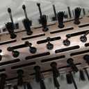 ANWA Rotating Hair Dryer Brush, 4-in-1 Hot Air Styler and Rotating Brush, Rotating Blow Dryer Brush with 2 Detachable Brushes(1.5"& 2"), Pink