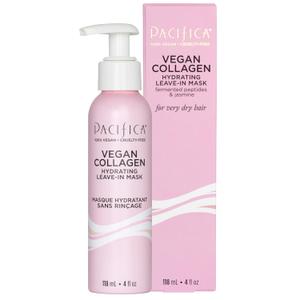 Pacifica Vegan Collagen Leave-In Repair Hair Mask  Leave-In Conditioner Treatment for Dry Damaged Hair, Hydrating Hair Repair Mask to Strengthen, Reduce Breakage & Split Ends Vegan & Cruelty-Free 4oz (4 Fl Oz (Pack of 1))
