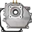 JMCHstore Crankcase Side Cover w/Pulse Fitting for Predator 212 Hemi Coleman B200R CT200U Mini Bike, KT196 Go Kart Baja Massimo MB200 Axis M200 Honda 6.5HP GX160 196 Hisun 196cc 212cc Engine