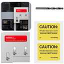 Generator Interlock Kit Compatible with Square D QO or Homeline 150 or 200 amp Panels.1 3/8 inches Spacing Between Main and Generator Breaker.Professional and Interlock Kit (1set)