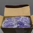 30 Bundles Artificial Lavender Outdoor UV Resistant Fake Lavender Flowers No Fade Faux Plastic Plants 15 inch Greenery Stems Decor for Indoor Outside Vase Bouquet Garden Porch Home Wedding (Purple)