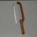 Uprichya Bread Knife for Homemade Bread Sourdough, Wooden Bread Bow Knife for Sourdough, Bread Slicer for Homemade Bread, Bread Saw, Sourdough Bread Cutter, Left-Handed