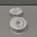 100 Yards 1-1/2 Inch White Ribbon, Fabric Satin Ribbon for Gift Wrapping, Wide Continuous String Ribbons, Flower Bouquet Wedding Bow Award Ribbons Making Decorations