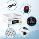 110V 1080W Soldering Hot Plate, Electric Hot Plate, LED Microcomputer Electric Preheat Soldering Station Welder Hot Plate Rework Heater Lab 200X200mm (7.87 * 7.87in) Plate, KW-HP-E2020
