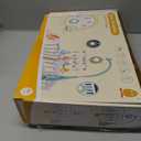 BOBXIN Baby Musical Crib Mobile for Bassinet with Projector and Night Light,150 Music,Timing Function,Take Along Mobile Musical Box and Rattle,Toy for Newborn Girls Boys (pink)