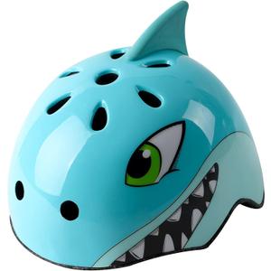 Toddler Kids Bike Helmet, Adjustable and Multi-Sport, 3 Sizes for Ages 1-2-3-5-8-14 Years Child Infant Boys Girls (Blue shark)