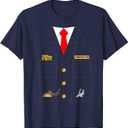 Train Conductor Shirt Costume | Adults | Kids T-Shirt | Small