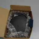 suyika Tomotime Ceramic Tea Cup with Infuser and Lid Tea Mugs Wooden Handle 400ml/13.5oz Black (02-Black & White)