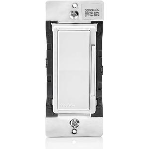 Leviton Decora Smart Dimmer Switch Companion for Multi-Location Dimming (Not for Stand-Alone use), 120/277VAC, 60Hz, DD00R-DLZ, White, Ivory, Light Almond