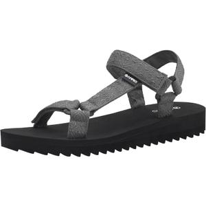 Ampeo Women's Arch Support Hiking Sandals Comfortable Summer Beach Walking Sport Athletic Water Sandals (9, Grey)