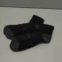 CS CELERSPORT 2 Pairs Ankle Compression Socks for Men and Women Running Athletic Socks (Black, XXL)