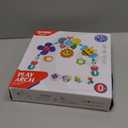 UTOPLIKEY Baby Activity Arch Toy Bar for Stroller, Bassinets and Car Seat, Adjustable Crib Toys Hanging Attachment, Sensory Development Toys with Rattles (Colorful)