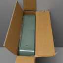 EAGMAK 3 Tier Utility Rolling Cart, Metal Storage Cart with Handle and Lockable Wheels, Multifunctional Storage Organizer Trolley with Mesh Baskets for Kitchen, Living Room, Office, Garage (Jungle)