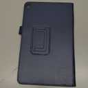 for Amazon All-New Kindle Fire HD10 7th 9th Generation Smart Cover, Ultra Slim Folio Stand Auto Sleep/Wake Up Leather Case for All New Fire HD 10 (2017 2019 Release) 10.1 inch (Black)