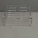 Acrylic Step Stool for Kids, Non-Slip Step Stool with Handles for Kids and Adults, Clear Toddler Stool for Potty Training Aid, Clear Acrylic Foot Stool for Bathroom, Bedroom, Kitchen