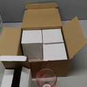 FoldTier 4pcs Heart Icon Juice Glasses 8.5 oz Red and Pink Heart Icon Wine Glasses Apprciation Gifts Bulk for Engagement Wedding Party Her Women Girlfriend Wife Present