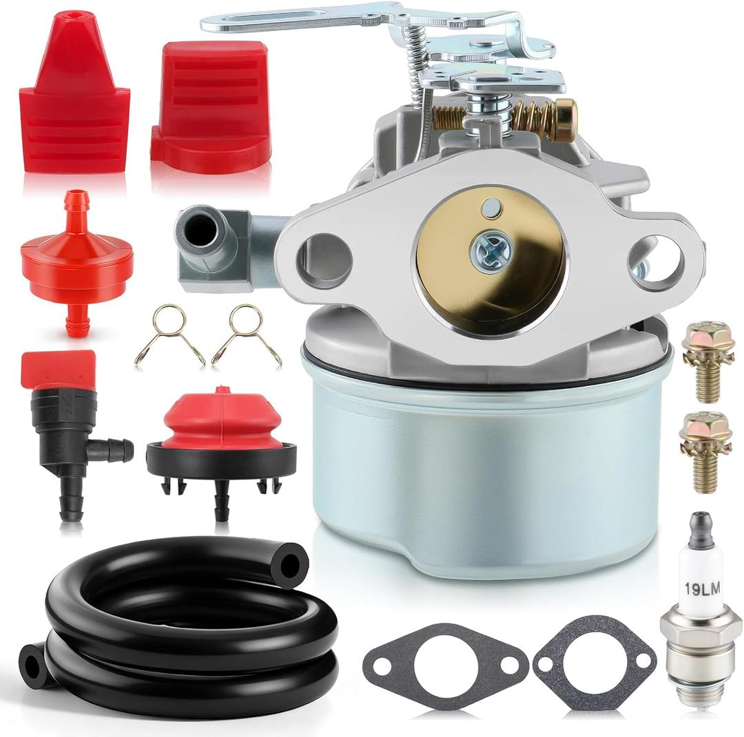 MOTOALL 640084B Carburetor for Tecumseh 632107 632536 640084 640105 640299 632107A 640084A 640084B 640299A 640299B 4HP 5HP HS50 HSK40 HSK50 HSSK40 HSSK50 HSSK55 LH195SA LH195SP OHSK110 OHSK120 OHSK125