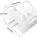Wall Charger for Philips Sonicare Electric Toothbrush, Wireless Electric Toothbrush Wall Charger for Philips Sonicare HX6100/ HX3000/ HX6000/ HX8000/ HX9000 Series, White