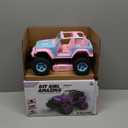 NQD Remote Control Car for Kids 1:16 Scale 80 Min Play 2.4Ghz Off Road RC Trucks with Stickers Toy Car Gift for Girls 3 4 5 6 Year Old, Pink and Blue