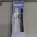 TONEOF 68" Magnetic Selfie Stick Tripod with Aluminum Strong Magnetic Holder for Magsafe, 360 Rotatable Travel Phone Tripod Stand with Metal Ring & Rechargeable Remote for iPhone/Android(Beige Gray)