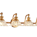 Bathroom Light Fixtures 4 Lights Vanity Lighting Fixtures Matte Brass Vintage Vanity Light Fixture Vanity Lights for Bathroom