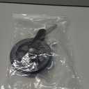 Wheelchair Accessories Caster Assembly with Aluminum Front Fork, Installing 6 Inch Solid Caster. Fit for Front Wheel Installation of Most Manual Wheelchairs and Children's Wheelchairs (Black 1 Ea)