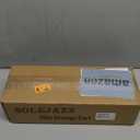 SOLEJAZZ Slim Rolling Storage Cart with Wheels 4 Tier Skinny Bathroom Storage Organizer Narrow Shelf Unit Thin Laundry Room Utility Cart for Bedside Kitchen Office Next to Fridge Small Places, Black