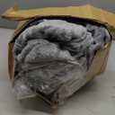 BEDELITE Fleece Sheets Queen Size Bed Set, Super Soft and Warm Fuzzy Plush Queen Sheet Set 4 Piece for Winter Gift & Decor , Includes 1 Deep Pocket Fitted Sheet, 1 Flat Sheet and 2 Pillowcases (Grey)